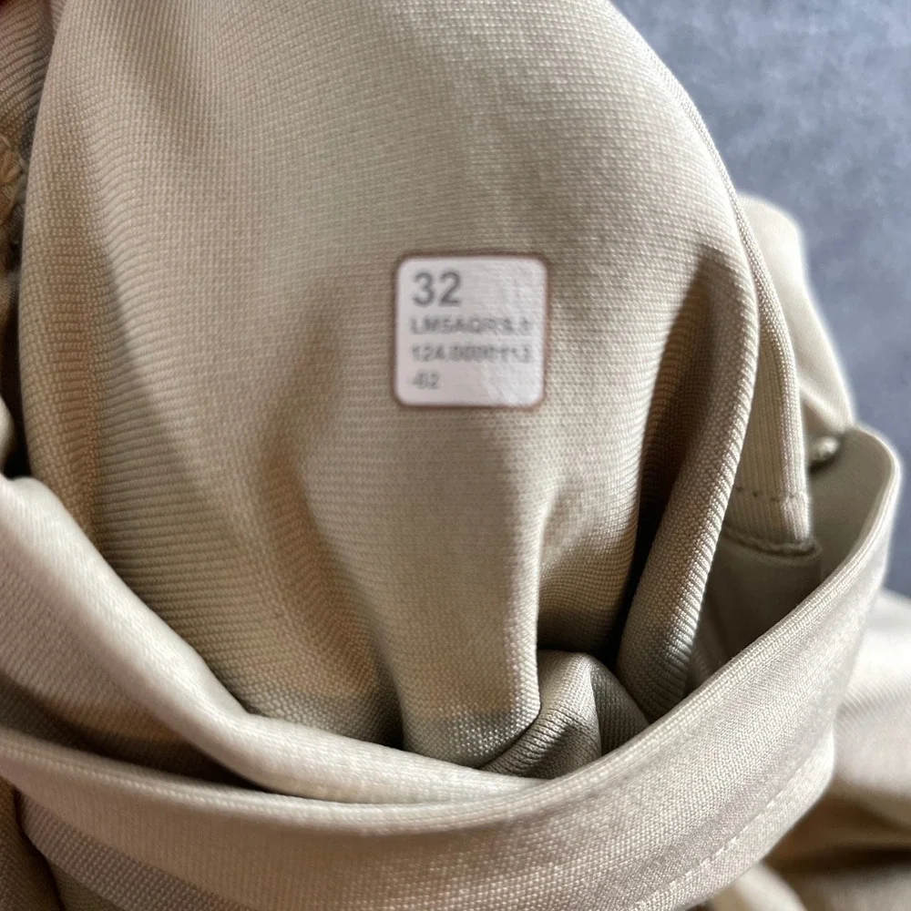 Lululemon Pants Mens 32x25 Tan Warpstreme Slim Fit 5 Pocket Trousers ABC Stretch